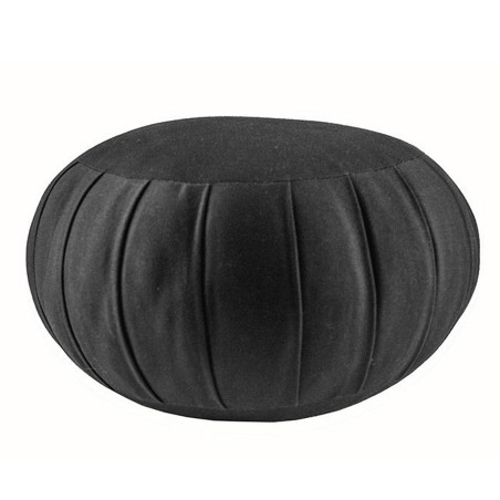 Zafu haut 22 cm, noir coussin de méditation