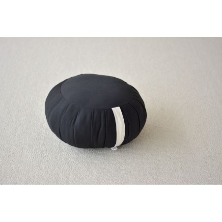 Zafu haut 22 cm, noir coussin de méditation