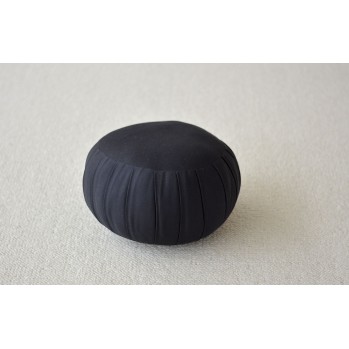 Zafu standard noir (kapok) coussin de méditation pour zazen