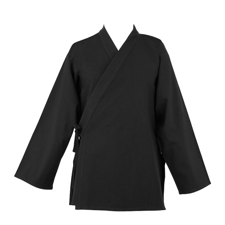 Veste samue noir coton bio Veste samue noir coton bio