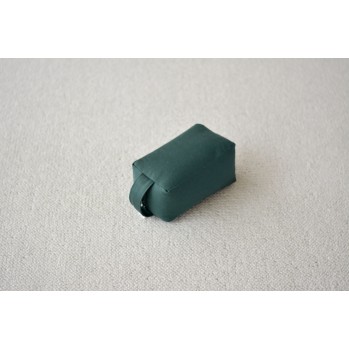 Mini-zafu brique vert foret (épeautre)
