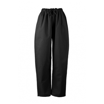 Pantalon noir en coton bio
