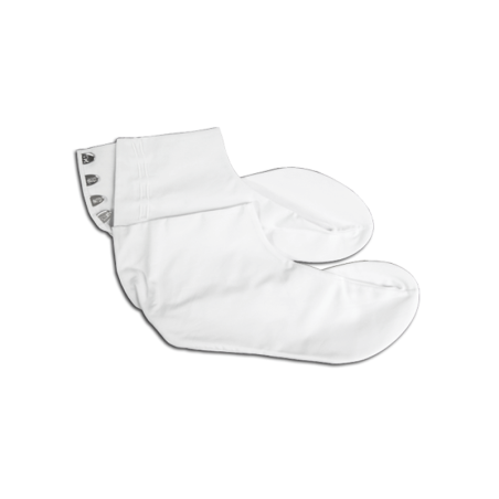 Bessu, chaussette blanche en coton, pour les cérémonies dans les dojos et les temples zen Bessu, chaussette blanche en coton, pour les cérémonies dans les dojos et les temples zen