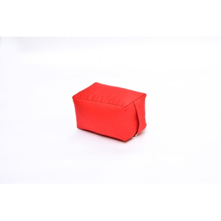 Mini-zafu brique (épeautre) rouge