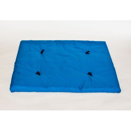 Zafuton de voyage bleu turquoise Zafuton de voyage bleu turquoise