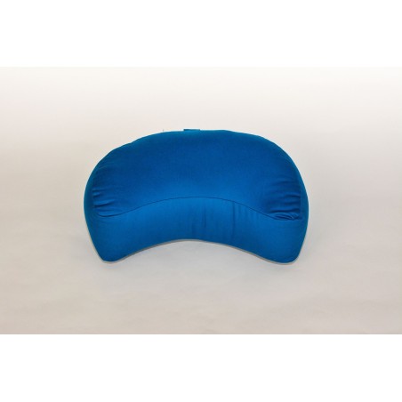 Zafu demi-lune (kapok) bleu turquoise Zafu demi-lune (kapok) bleu turquoise
