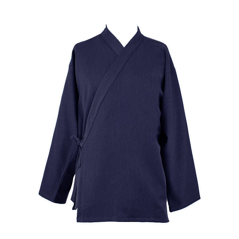 Veste samue coton 100% bleu nuit, modèle automne-hiver