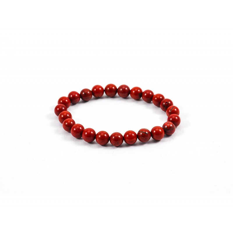 Mala bracelet en jaspe rouge