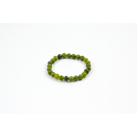 Mala bracelet Enfant en Jade, 25 perles de 6 mm