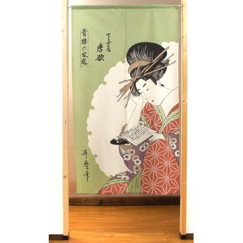 Noren Geisha, rideau japonais
