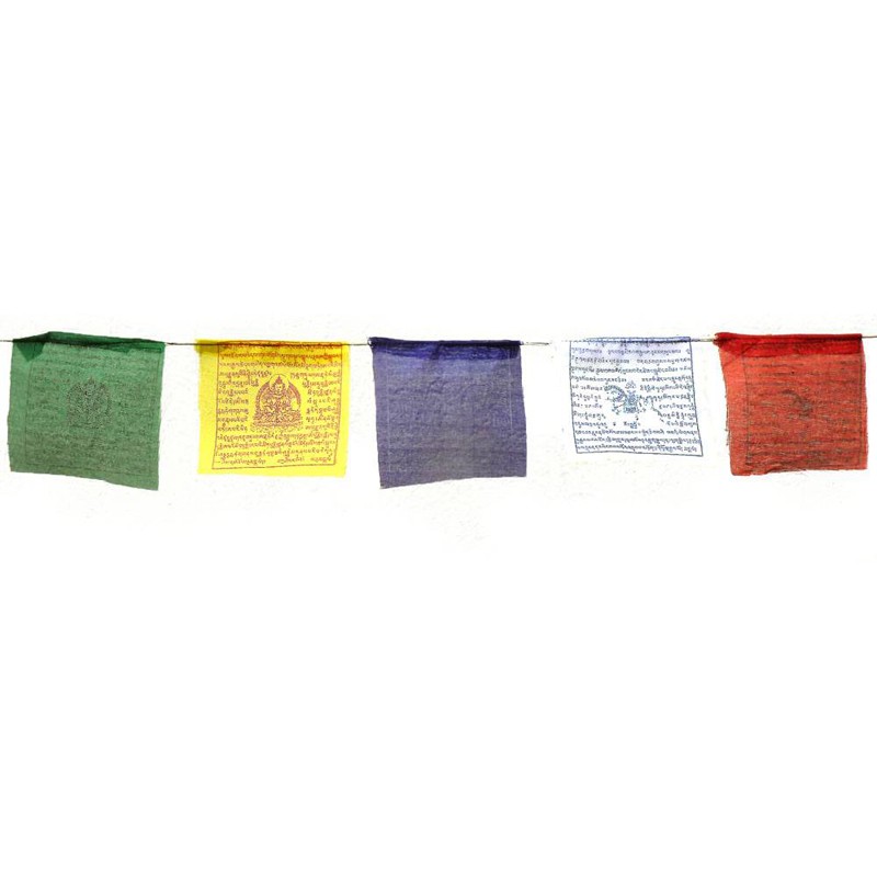 Drapeaux de prières, 10 x 12 cm