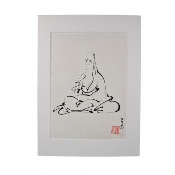 Sumi-e Kannon, réalisé par Raphaël Dubois, calligraphe