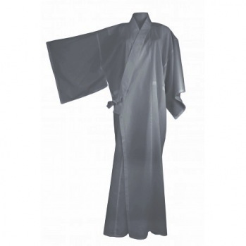 Kimono  long,  gris foncé