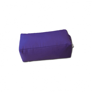 Zafu rectangulaire (épeautre) violet pour la méditation